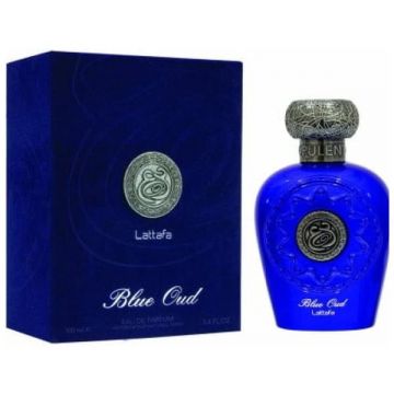 Apa de Parfum Unisex - Lattafa Perfumes EDP Opulent Blue Oud, 100 ml