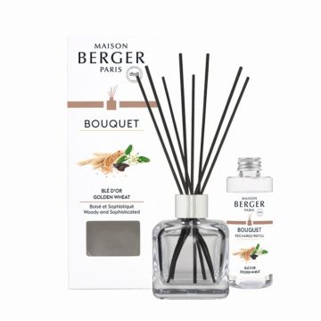 Difuzor parfum camera Maison Berger Ice Cube Bouquet Golden Wheat 125ml la reducere