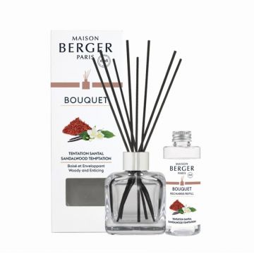 Difuzor parfum camera Maison Berger Ice Cube Bouquet Sandalwood Temptation 125ml la reducere