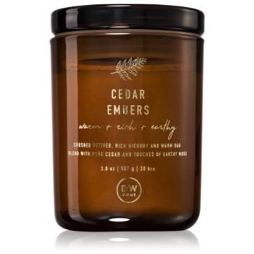 DW Home Fall Cedar Embers lumânare parfumată