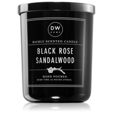 DW Home Signature Black Rose Sandalwood lumânare parfumată