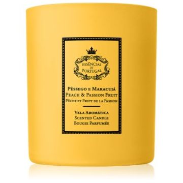 Essencias de Portugal + Sa� Natura Peach & Passion Fruit lumânare parfumată de firma original