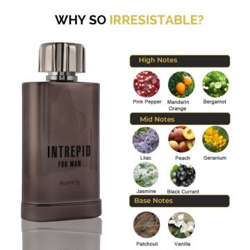 Parfum Intrepid For Man, Riiffs, apa de parfum 100 ml, barbati de firma original