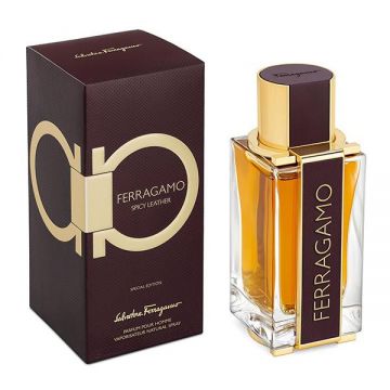 Salvatore Ferragamo, Spicy Leather, Apa de Parfum Barbati (Concentratie: Apa de Parfum, Gramaj: 100 ml)