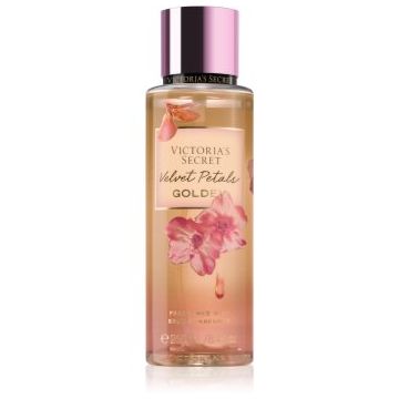 Victoria's Secret Velvet Petals Golden spray pentru corp pentru femei de firma original