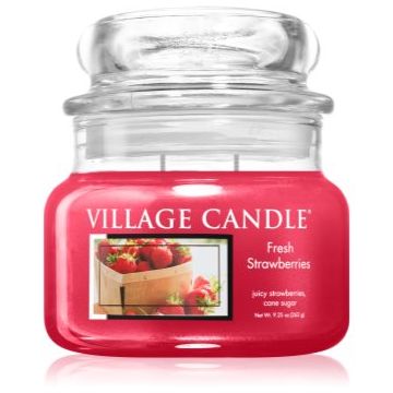 Village Candle Fresh Strawberries lumânare parfumată de firma original