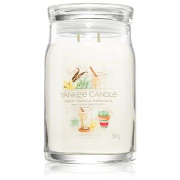 Yankee Candle Sweet Vanilla Horchata lumânare parfumată