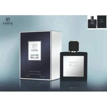 Apa de Parfum Azure Blue Fariis Barbati - 100ml de firma original