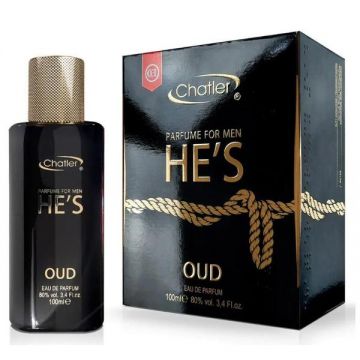 Apa de Parfum pentru Barbati - Chatler EDP He’s Oud Men, 100 ml de firma originala