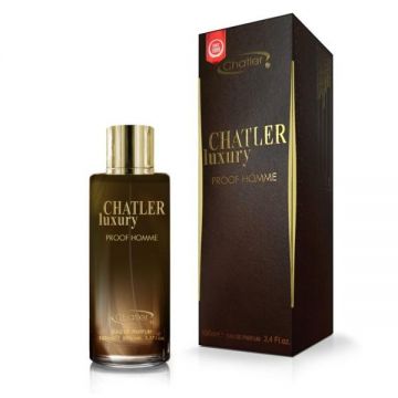 Apa de Parfum pentru Barbati - Chatler EDP Luxury Proof Homme, 100 ml de firma originala