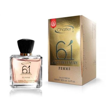 Apa de Parfum pentru Femei - Chatler EDP 61 Luxury Femme, 100 ml de firma originala