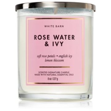 Bath & Body Works Rose Water & Ivy lumânare parfumată de firma original