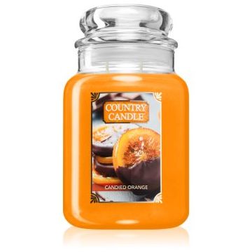 Country Candle Candied Orange lumânare parfumată de firma original