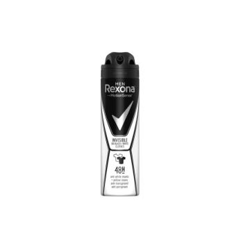 Deodorant antiperspirant spray Rexona Invisible Black&White, Barbati, 150 ml