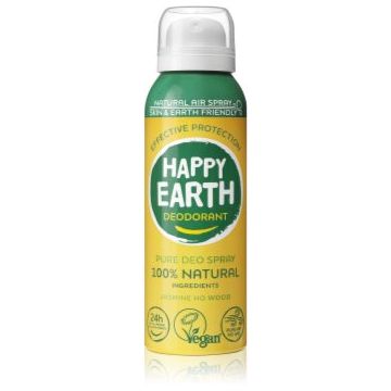 Happy Earth 100% Natural Deodorant Air Spray Jasmine Ho Wood deodorant ieftin