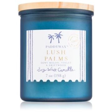 Paddywax Coastal Lush Palms lumânare parfumată de firma original