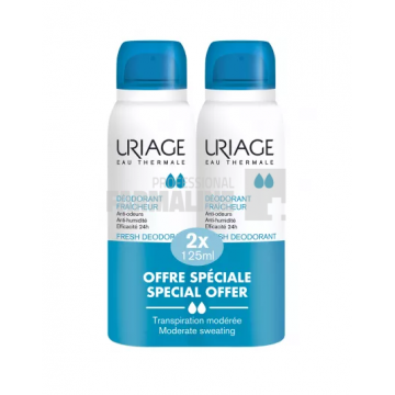 Uriage Pachet Deodorant spray cu piatra de alaun 125 ml + 125 ml de firma original