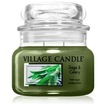 Village Candle Sage & Celery lumânare parfumată