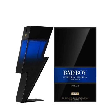 Bad Boy Cobalt Elixir Carolina Herrera, Apa de Parfum, Barbati (Gramaj: 50 ml) de firma original