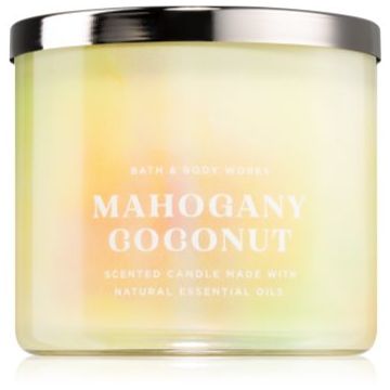 Bath & Body Works Mahagony Coconut lumânare parfumată V. de firma original