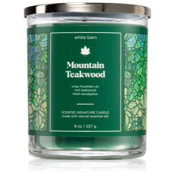 Bath & Body Works Mountain Teakwood lumânare parfumată ieftin