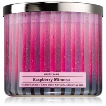 Bath & Body Works Raspberry Mimosa lumânare parfumată de firma original