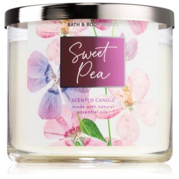 Bath & Body Works Sweet Pea lumânare parfumată ieftin