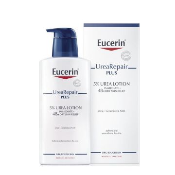 Lotiune de corp parfumata cu 5% uree Urea Repair Plus Eucerin, 400 ml de firma originala