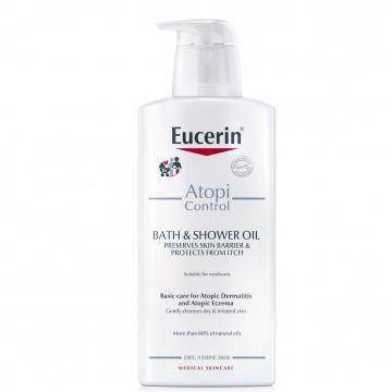 Ulei de baie AtopiControl Eucerin, 400 ml de firma originala