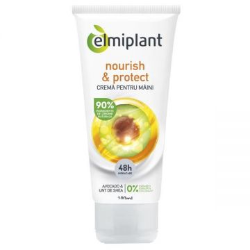 Crema Nutritiva pentru Maini Elmiplant, Avocado si Unt de Shea, 100 ml de firma originala