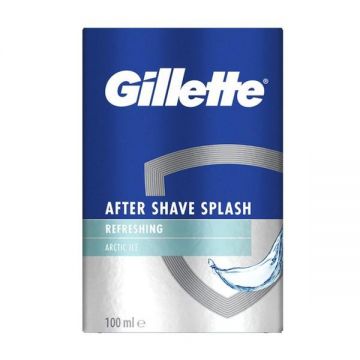 Lotiune dupa Ras - Gillette After Shave Splash Revitalizing Arctic Ice, 100 ml la reducere