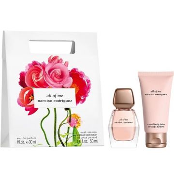 Set cadou All Of Me Narciso Rodriguez, Femei Apa de Parfum 30 ml + Lotiune de corp, 50 ml de firma original