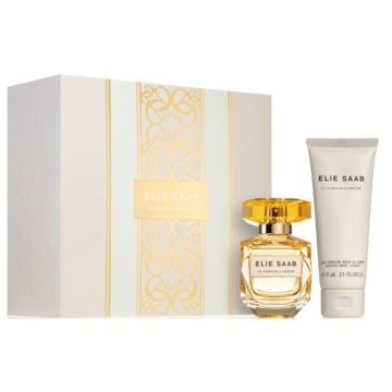 Set cadou Elie Saab Le Parfum Lumiere, Femei, Apa de Parfum, 50 ml + Lotiune de corp 75 ml de firma original