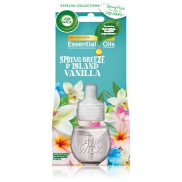 Air Wick Spring Fresh Spring Breeze & Island Vanilla odorizant electric rezervă