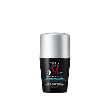 Deodorant roll-on Invisible Resist 72H Homme Vichy, 50 ml (Gramaj: 50 ml)