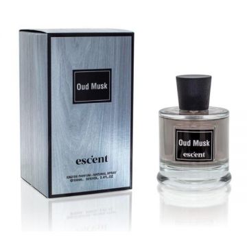 Apa de Parfum pentru Barbati - Escent EDP Oud Musk, 100 ml