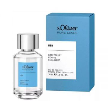 Apa de Toaleta pentru Barbati - s.Oliver Pure Sense Men, EDT Men, 30 ml de firma originala