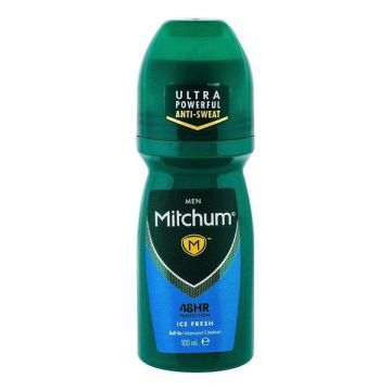 Deodorant Antiperspirant Roll-On - Mitchum Ice Fresh Men Deodorant Roll-On 48hr, 100 ml de firma original