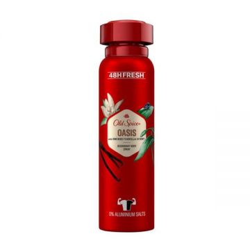 Deodorant Spray pentru Barbati - Old Spice Oasis Deodorant Body Spray with Smoked Vanilla Scent, 150 ml de firma originala