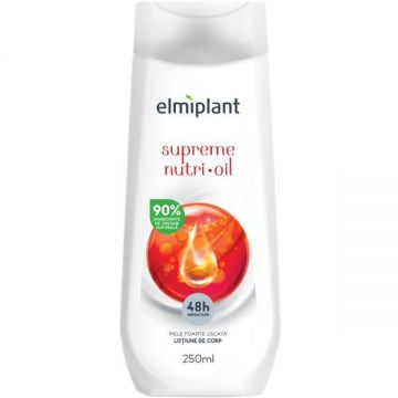 Lotiune de corp Elmiplant Supreme Nutri Oil pentru piele foarte uscata, 250 ml ieftina