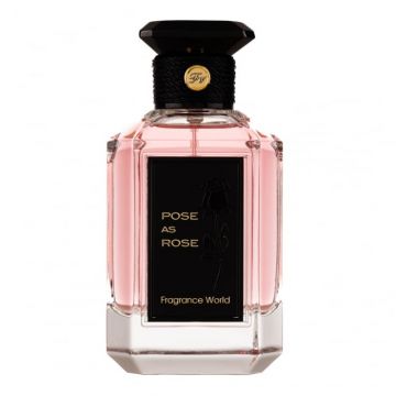 Parfum Pose As Rose, Fragrance World, apa de parfum 100 ml, femei - inspirat din Rose Cherie by Guerlain